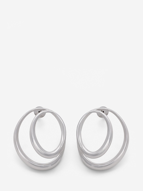 Серьги жен MISHO SUME04M-BSR Silver - 0