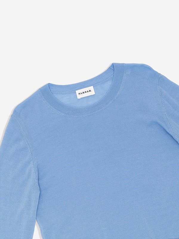 Лонгслив жен P.A.R.O.S.H. D540781 078 AZZURRO POLVERE - 2
