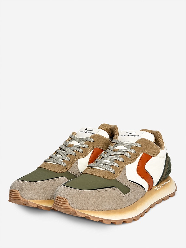 Кроссовки муж Voile Blanche 2018797-17 3D97 SAND-ARMY GREEN-MILK ORANGE - 1