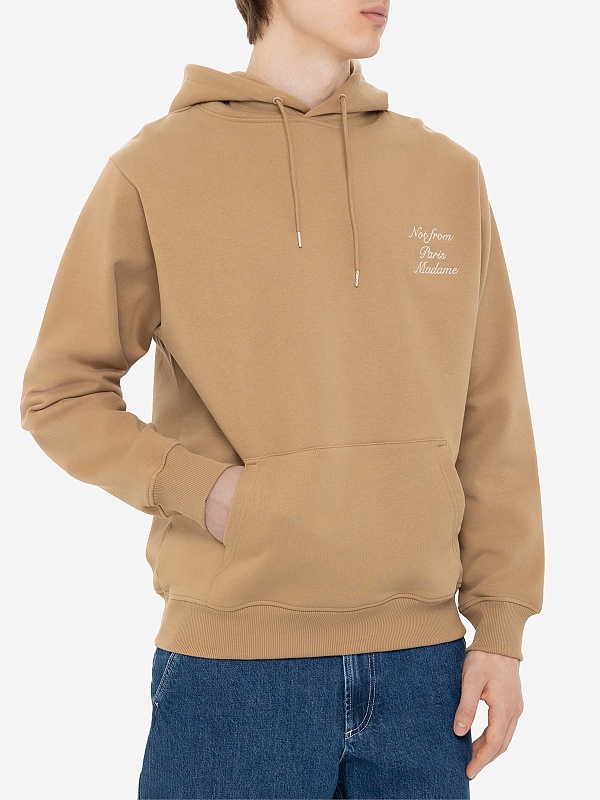 Худи муж Drôle de Monsieur E-HO168-CO127-IBN ICE BROWN - 3