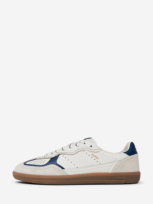 Кеды муж ALOHAS S100709-05 Rife Grain White Navy - 0