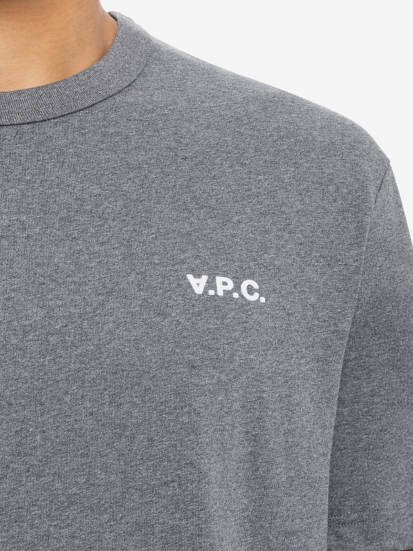 Футболка муж A.P.C. COHBQ-H26391 TPR HEATHERED - 4