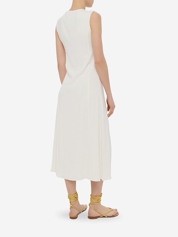 Платье жен Officine Generale S24WDRS103 WHITE - 4