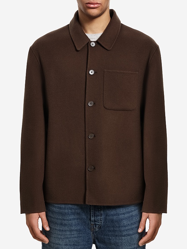 Рубашка муж Officine Generale W25MOVS071PRE ICED COFFEE - 2