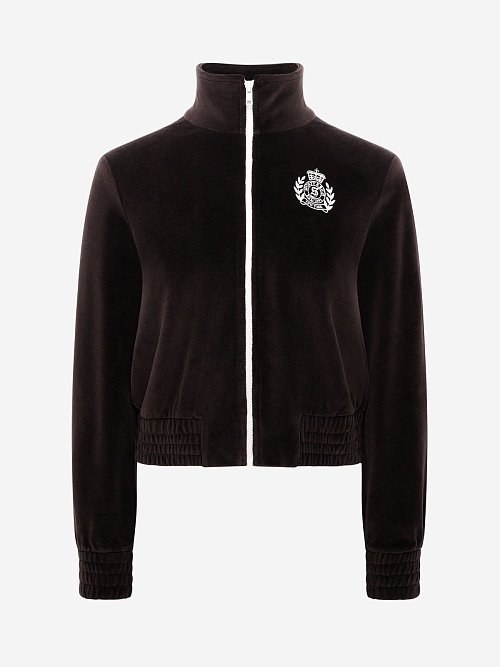 Толстовка на молнии жен Sporty & Rich JA06765243BR03 Chocolate - 0