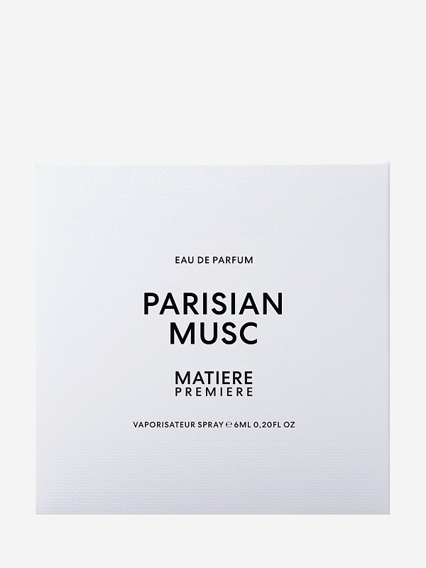 Парфюмерная вода унисекс MATIERE PREMIERE 3770007317247 PARISIAN MUSC 6мл - 1