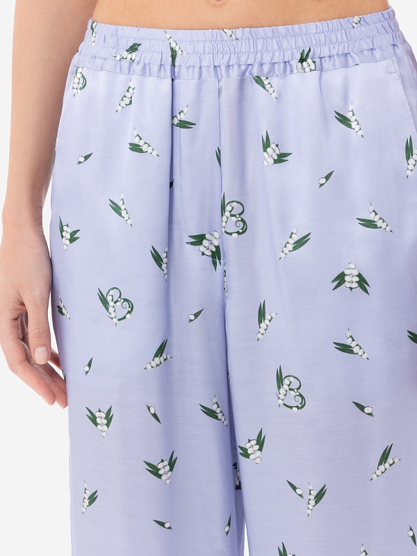 Брюки жен Burka t25-tr001 Голубой - 4