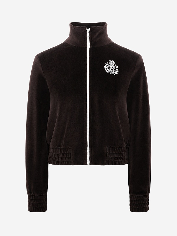 Толстовка на молнии жен Sporty & Rich JA06765243BR03 Chocolate - 5