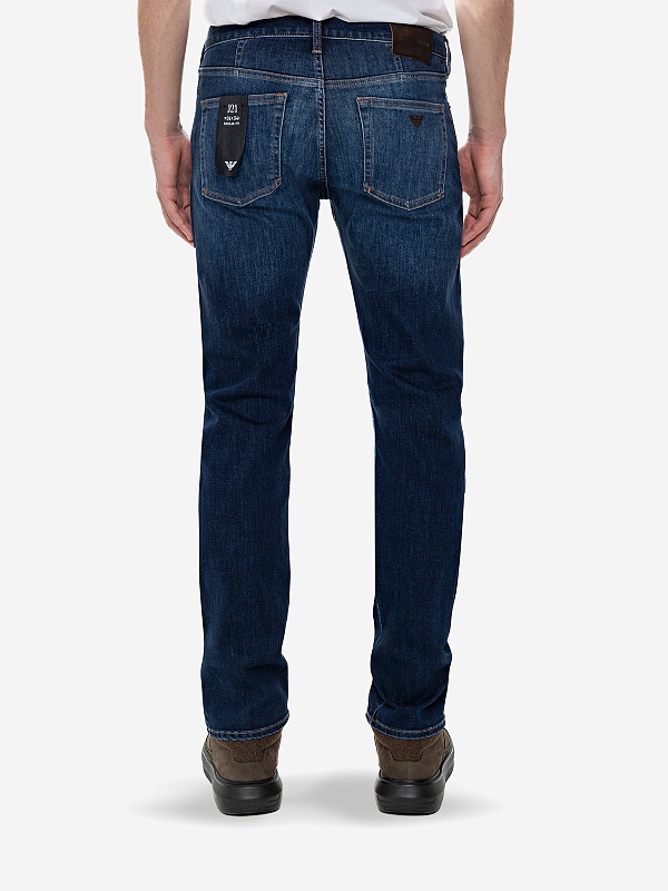 Джинсы муж Emporio Armani 8N1J21 1G0LZ 0942 DENIM BLU MD - 4