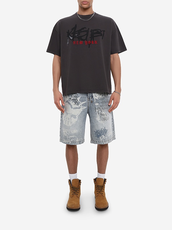 Шорты муж Ksubi MPS26WA010 denim - 1