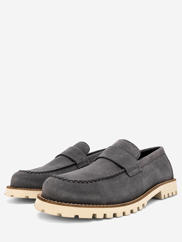 Лоферы муж Hugo Boss 50517143 035 Medium Grey - 3