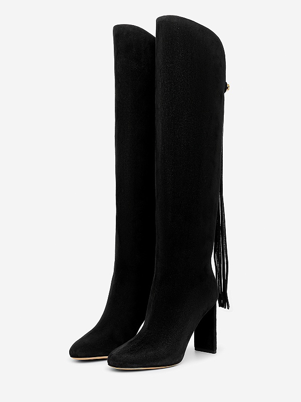 Сапоги (каблук) жен MAISON SKORPIOS Q3W8012-0051 Black - 3