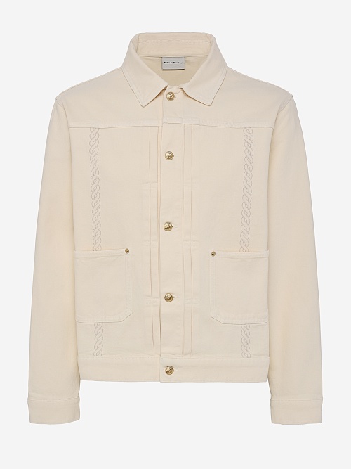 Куртка джинсовая муж Drôle de Monsieur G-JT172-CO188-OW OFF WHITE - 0
