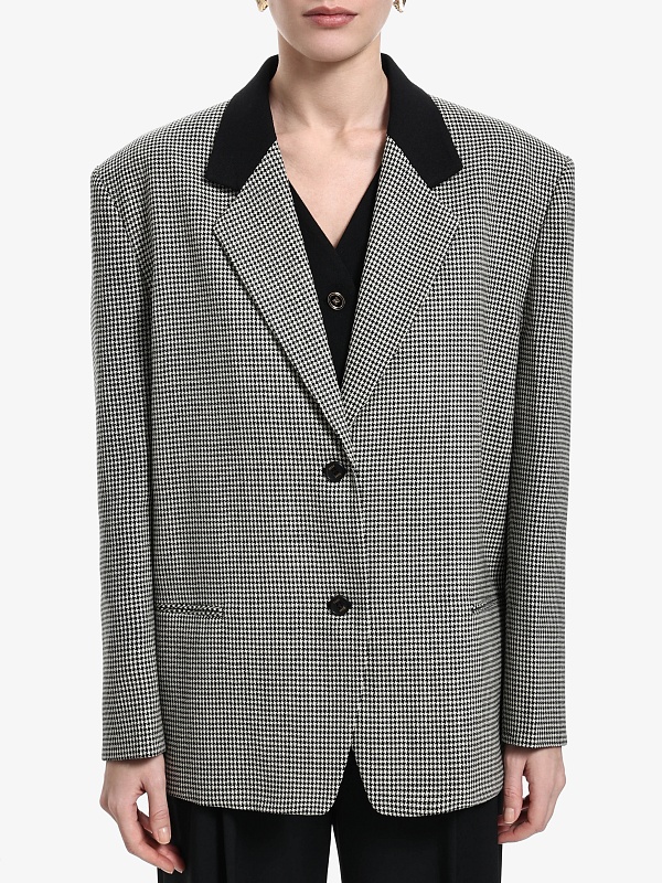 Жакет жен EENK EEB-1P353-JK06-BI Black/Cream - 2