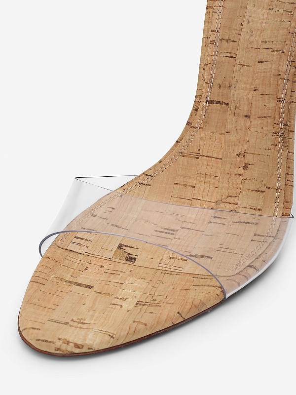 Мюли (каблук) жен Paris Texas PX836 XPVCG CLEAR-NATURALE - 4