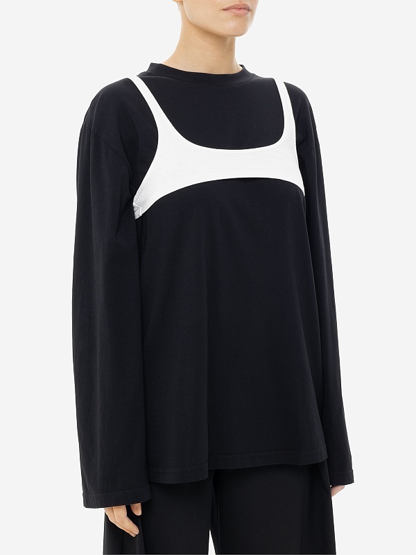 Лонгслив жен MM6 S52GC0306 STJ391 963 - 3