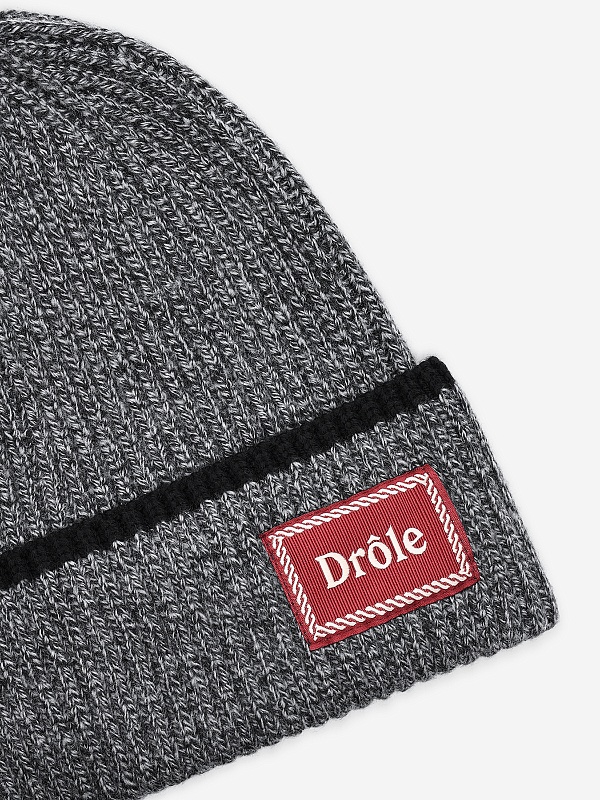 Шапка муж Drôle de Monsieur I-BN104-WO007-HGRE HEATHER GREY - 2