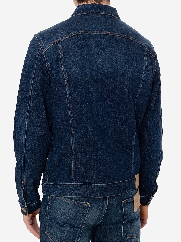 Куртка джинсовая муж 7 For All Mankind JSK5C100EU DARK BLUE - 4