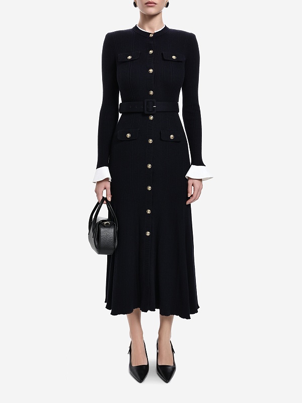 Платье жен Self-Portrait AW25-016M-N NAVY - 2