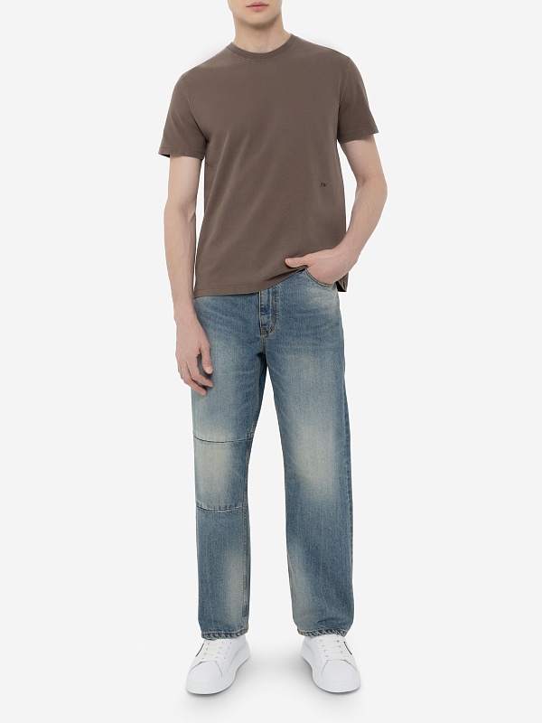 Полуботинки Philippe Model BTLUVC01 TEMPLE LOW MAN VEAU CAMOUFLAGE BLANC MILITAIR - 7