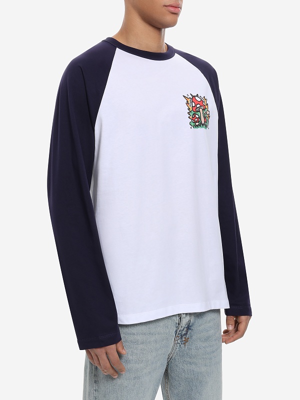 Футболка с длинным рукавом муж MSGM 3940MM78 257798 01 - 2