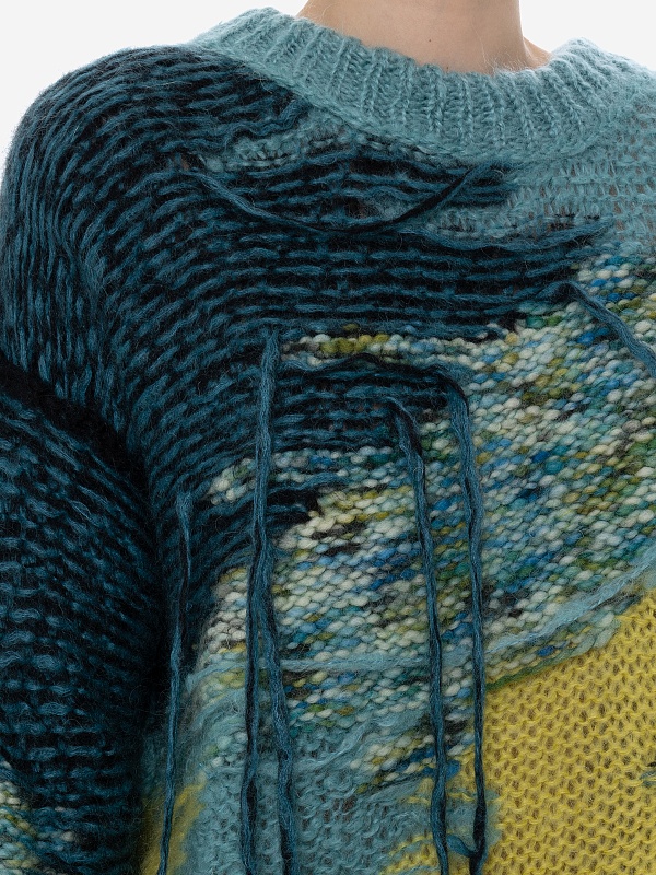 Свитер жен Isabel Benenato DK52 24 TURQUOISE - 5
