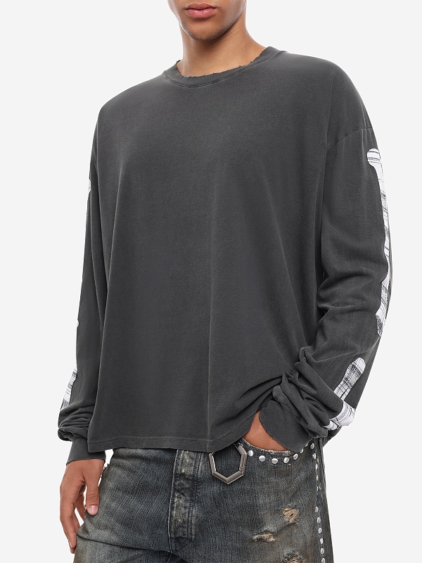 Футболка с длинным рукавом муж Alchemist ALSS26MJLST37b Jet Black - 3