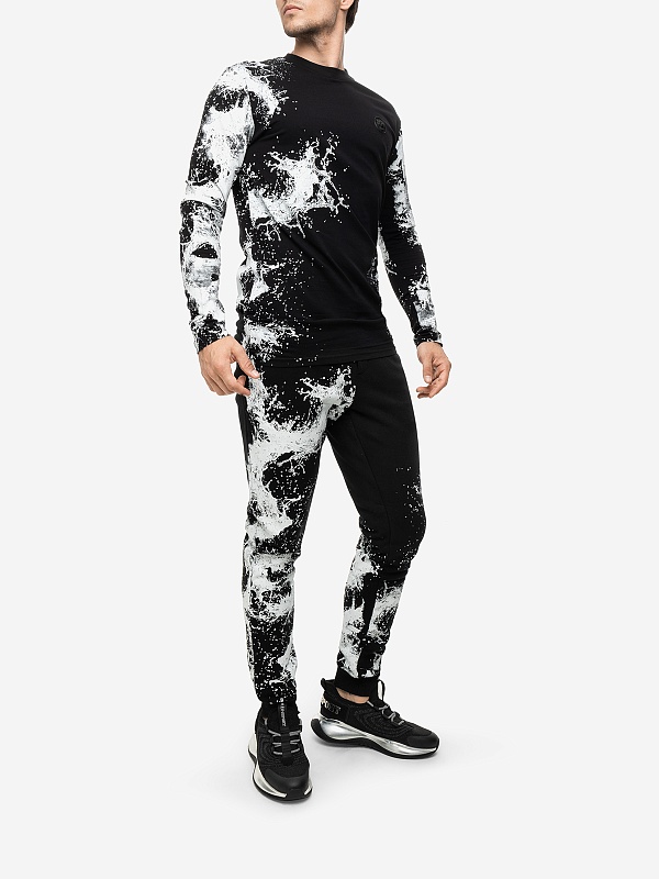 Футболка с длинным рукавом муж Philipp Plein Sport FACC MTK6438 SJY001N 02 - 1
