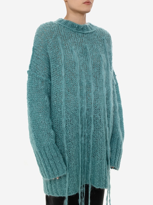 Свитер жен Isabel Benenato DK211 24 TURQUOISE - 3