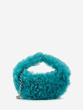 Сумка By Far 22FWBCUSSAZTOSSMA Baby Cush Azur Toscana Azur