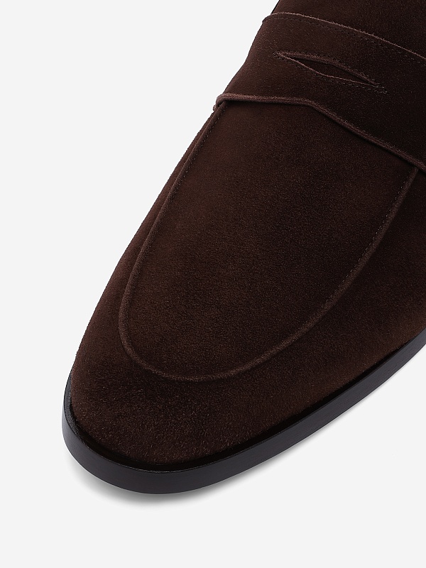 Лоферы муж Bougeotte MLFS-SUINAF/SHEAINP-COF Brown/Coffee - 5