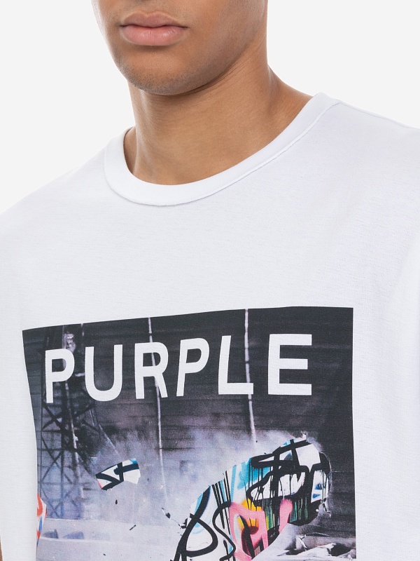 Футболка муж PURPLE P101-TWPU325 WHITE - 4