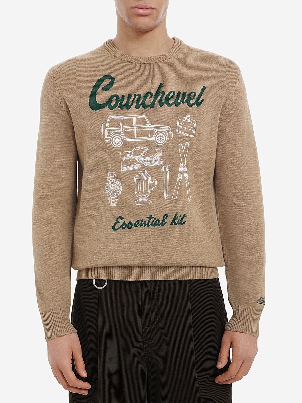 Свитер муж MC2 Saint Barth HER0001 02911I COURCHEVEL SKIT 12 EMB - 3