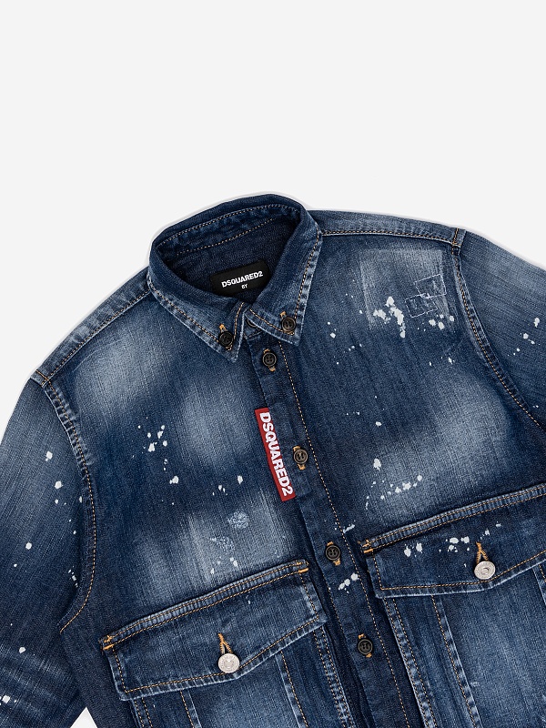 Куртка джинсовая мал Dsquared2 DQ1901 D0A63 DQ01 - 2