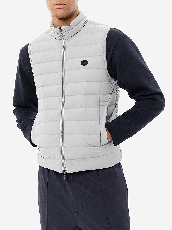 Жилет муж Emporio Armani 8N1BQ1 1NLRZ 06G1 NEUTRAL GRAY - 2