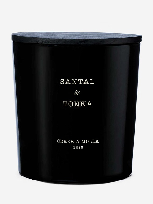Свеча унисекс Cereria Molla 1899 6648 Santal & Tonka XL, 3 фитиля 600г - 0