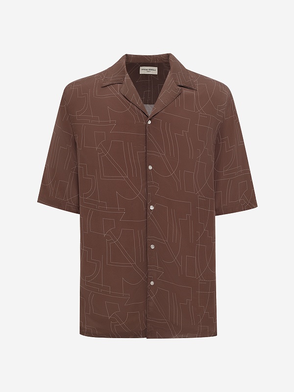 Рубашка муж Officine Generale S26MSHI029 COCO/CREAM - 0