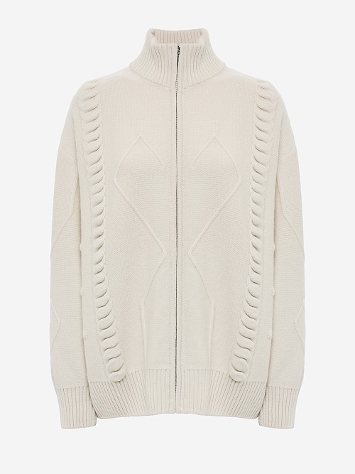 Кардиган жен Burka kn25-k002 Молочный - 0