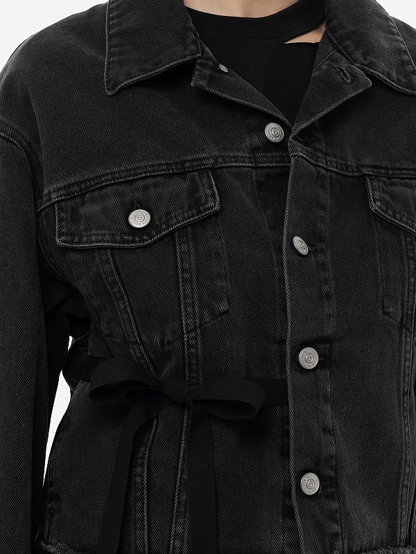 Куртка джинсовая жен MM6 S52AM0285 S30743 900 - 5