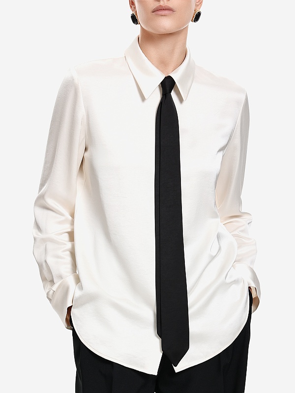 Блуза жен EENK ELS-1P350-SH01-IV Ivory - 4