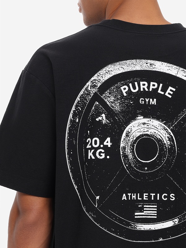 Футболка муж PURPLE P104-TJBS326 BLACK - 5