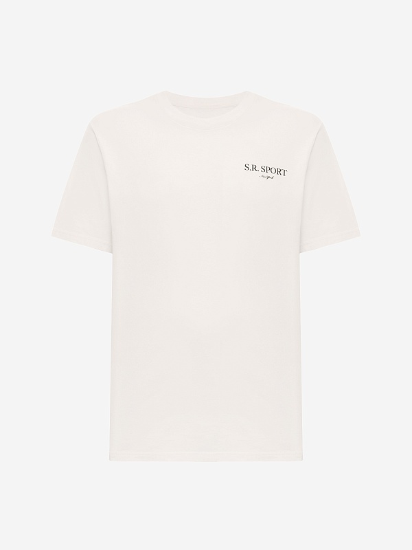Футболка муж Sporty & Rich TO119711304WH37 Ecru - 0