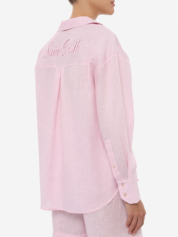 Рубашка жен MC2 Saint Barth CYS0002 08807L LINEN SB HOLED 20 EMB - 4