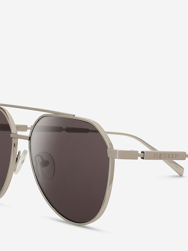 Солнцезащитные очки Alexander McQueen AM0478S 001 59 15 145 - 3