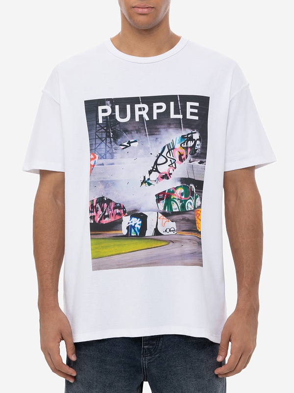 Футболка муж PURPLE P101-TWPU325 WHITE - 2