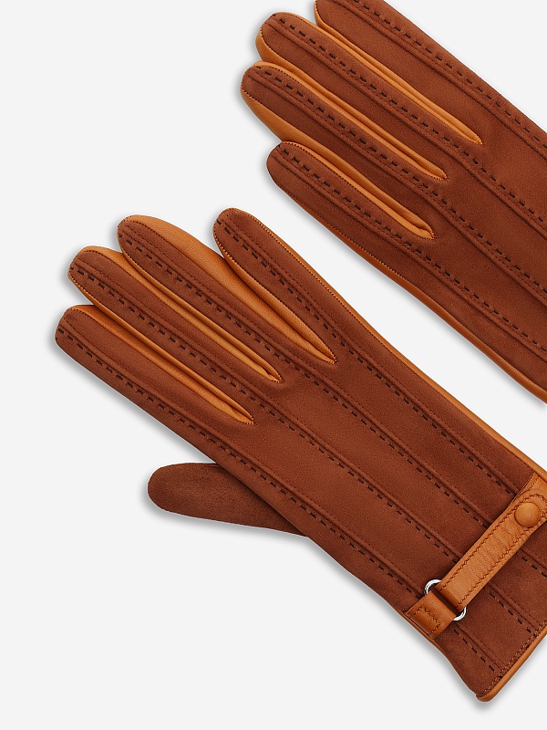 Перчатки жен Portolano 4989 COL 6 / CAMEL 6 / BEIGE - 2