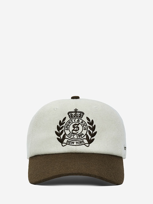Кепка жен Sporty & Rich AC08066216WH70 Ecru/Toffee - 0