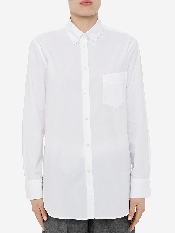 Рубашка жен Officine Generale S24WSHI002 WHITE - 3