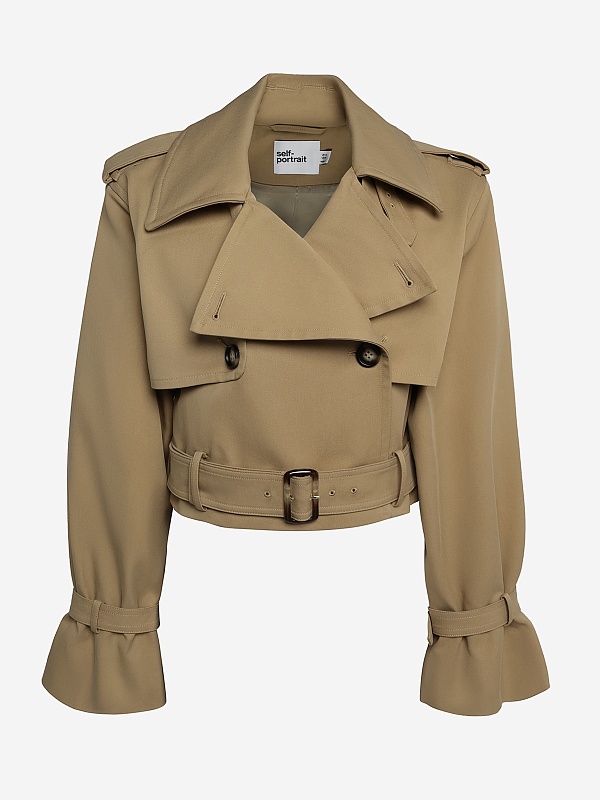 Плащ жен Self-Portrait SS26-041J-BG BEIGE - 0