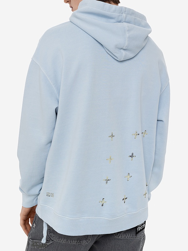 Худи муж Ksubi MPF24FL007 BLUE - 4